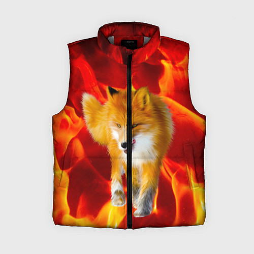 Женский жилет Fire Fox / 3D-Светло-серый – фото 1