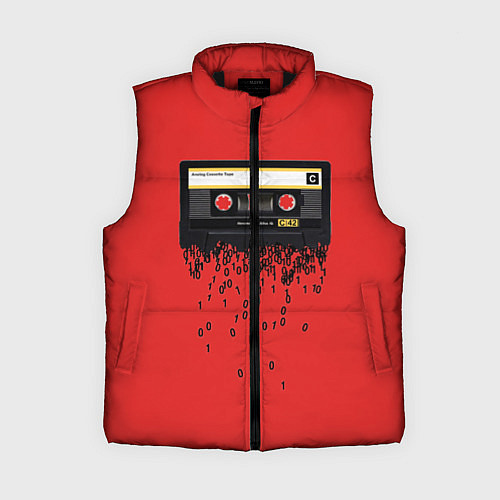 Женский жилет The death of the cassette tape / 3D-Черный – фото 1