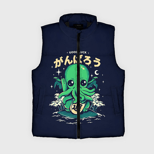 Женский жилет Cthulhu Good Luck / 3D-Черный – фото 1