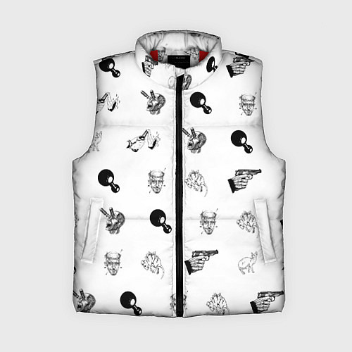 Женский жилет Кровосток Паттерн Z / 3D-Красный – фото 1