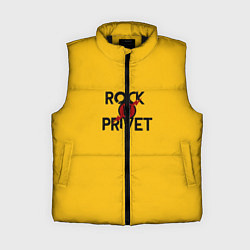 Женский жилет Rock privet, цвет: 3D-черный