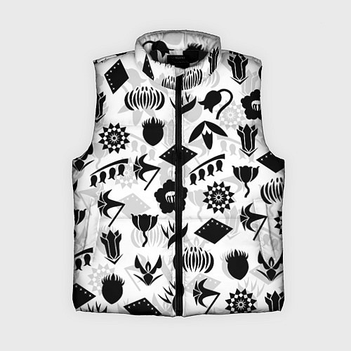 Женский жилет БЛИЧ КАПИТАНЫ ГОТЕЙ 13 ЭМБЛЕМЫ / 3D-Черный – фото 1