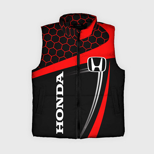 Женский жилет HONDA ХОНДА SPORT / 3D-Черный – фото 1