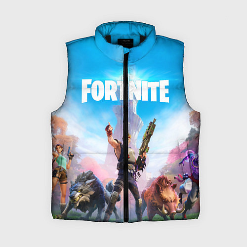 Женский жилет Fortnite Новая Глава / 3D-Черный – фото 1