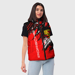 Женский жилет PORSCHE ПОРШЕ ГРАНЖ, цвет: 3D-черный — фото 2