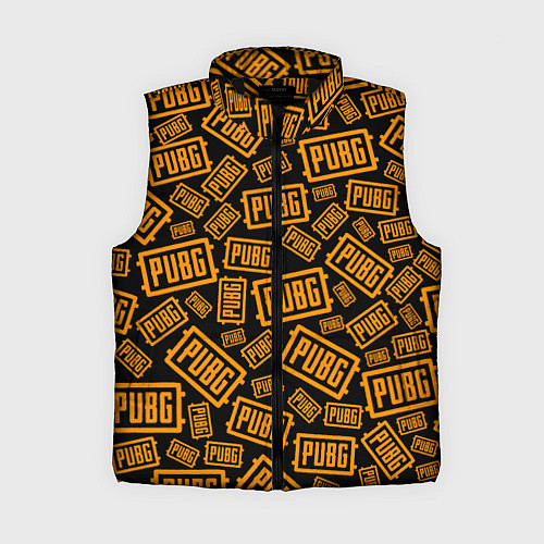 Женский жилет PUBG ПАБГ УЗОР / 3D-Черный – фото 1