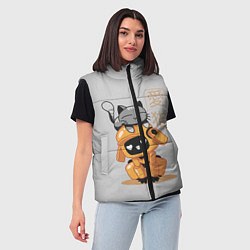 Женский жилет Cat and Robot ЛСР, цвет: 3D-красный — фото 2