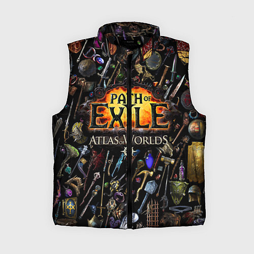 Женский жилет Path of Exile / 3D-Черный – фото 1