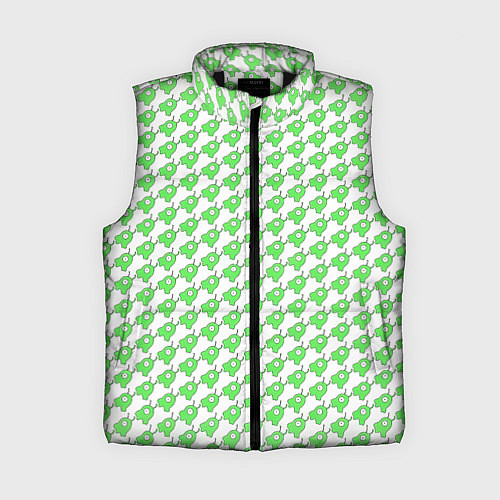 Женский жилет Мозговые слизни / 3D-Черный – фото 1