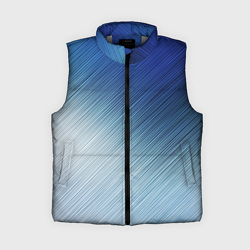 Женский жилет Текстура Оттенки льда / 3D-Светло-серый – фото 1