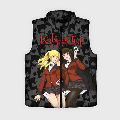 Женский жилет Kakegurui Безумный азарт / 3D-Черный – фото 1