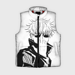 Женский жилет Магическая битва Годжо, цвет: 3D-красный
