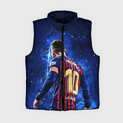 Женский жилет Leo Messi Лео Месси 10, цвет: 3D-черный