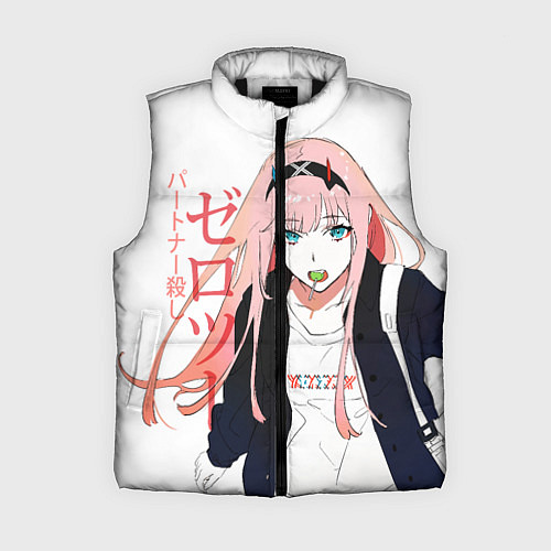 Женский жилет Zero Two, Darling in the Franx / 3D-Черный – фото 1