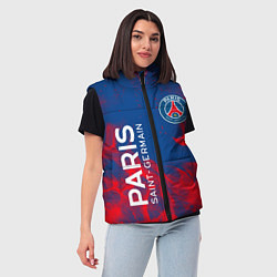 Женский жилет ФК ПСЖ PARIS SAINT GERMAIN, цвет: 3D-красный — фото 2