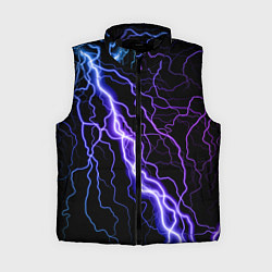 Женский жилет НЕОНОВАЯ МОЛНИЯ ГРОЗА