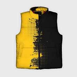 Женский жилет ЧЕРНО ЖЕЛТЫЙ ГРАНЖ GRUNGE Z