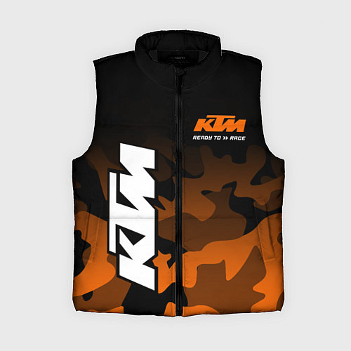 Женский жилет KTM MOTORCYCLES КТМ МОТОЦИКЛ / 3D-Черный – фото 1