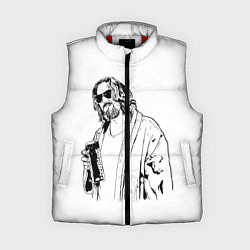 Женский жилет Большой Лебовски Big Lebowski, цвет: 3D-красный