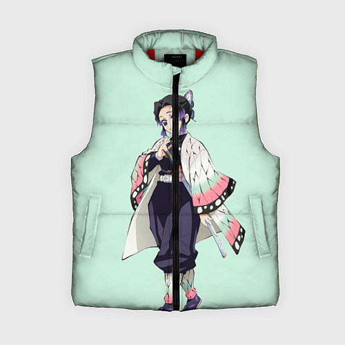 Женский жилет Шинобу Кочо, Столб Насекомого / 3D-Красный – фото 1