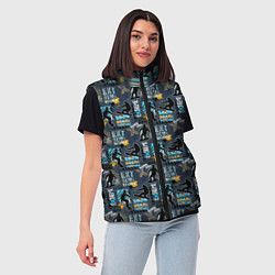 Женский жилет SNOWBOARD, цвет: 3D-черный — фото 2