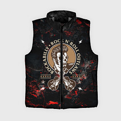 Женский жилет Элвис Пресли Rock n roll, цвет: 3D-светло-серый