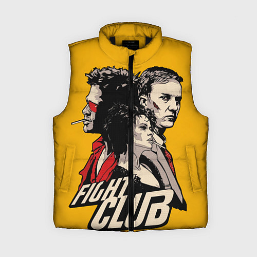Женский жилет Бойцовский Клуб Три личности / 3D-Черный – фото 1