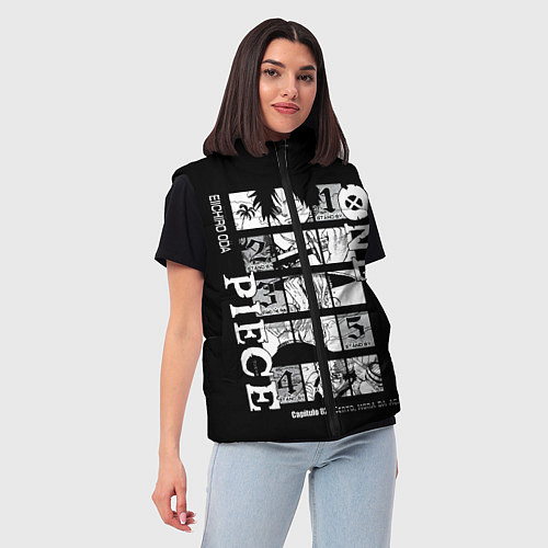 Женский жилет ONE PIECE Главные герои / 3D-Красный – фото 3