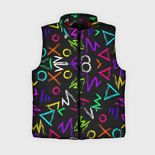 Женский жилет Геометрия / 3D-Красный – фото 1