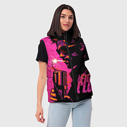 Женский жилет Тайлер Дёрден с динамитом, цвет: 3D-светло-серый — фото 2