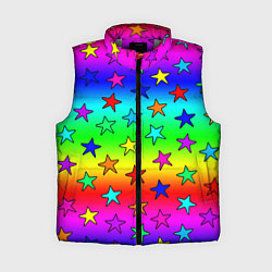 Женский жилет Радужные звезды