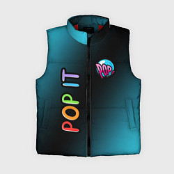 Женский жилет Поп Ит, цвет: 3D-красный