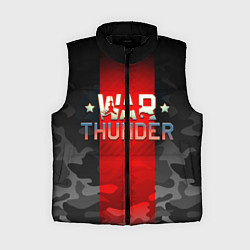Женский жилет WAR THUNDER ВАР ТАНДЕР, цвет: 3D-черный