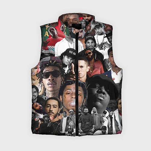 Женский жилет Короли Рэпа KING RAP / 3D-Черный – фото 1