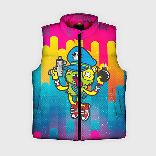 Женский жилет Crazy Bomberman / 3D-Красный – фото 1