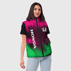 Женский жилет NEON HONDA НЕОН ХОНДА, цвет: 3D-красный — фото 2