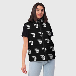 Женский жилет Dark trollface, цвет: 3D-красный — фото 2