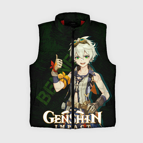 Женский жилет Беннетт Genshin Impact / 3D-Красный – фото 1