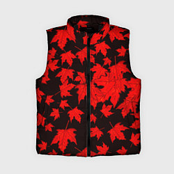 Женский жилет Осенние листья