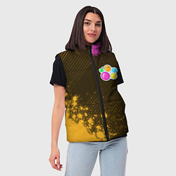 Женский жилет Симпл Димпл - Краска, цвет: 3D-светло-серый — фото 2