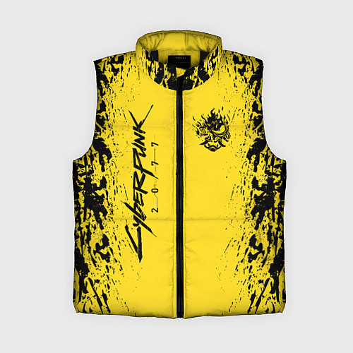 Женский жилет CYBERPUNK 2077 КИБЕРПАНК 2077 / 3D-Черный – фото 1