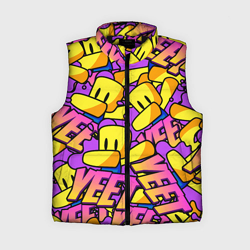 Женский жилет ROBLOX РОБЛОКС YEET / 3D-Черный – фото 1