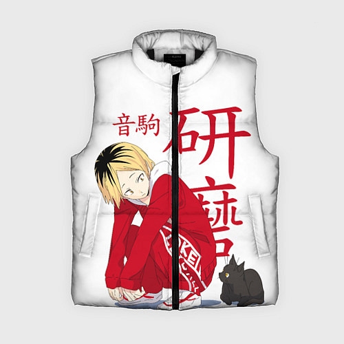 Женский жилет Кенма Козуме, Haikyuu!! / 3D-Черный – фото 1