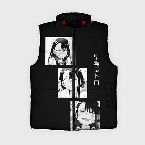 Женский жилет Нагаторо Манга / 3D-Красный – фото 1