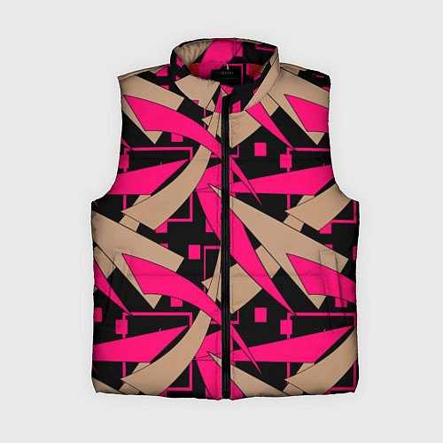 Женский жилет Яркий абстрактный узор / 3D-Красный – фото 1
