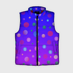 Женский жилет Фантастические шары, цвет: 3D-красный