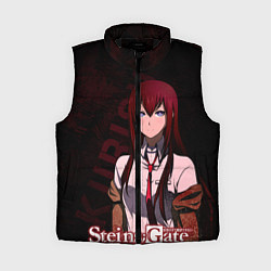 Женский жилет Курису Макисе Врата Штейна, цвет: 3D-черный