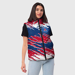 Женский жилет ФК ПСЖ PARIS SAINT GERMAIN, цвет: 3D-черный — фото 2