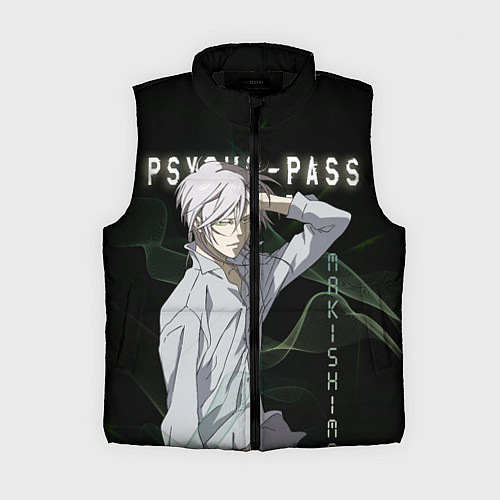 Женский жилет Сёго Макисима Psycho-Pass / 3D-Черный – фото 1