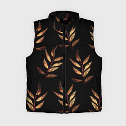 Женский жилет Золотисто-красные листья